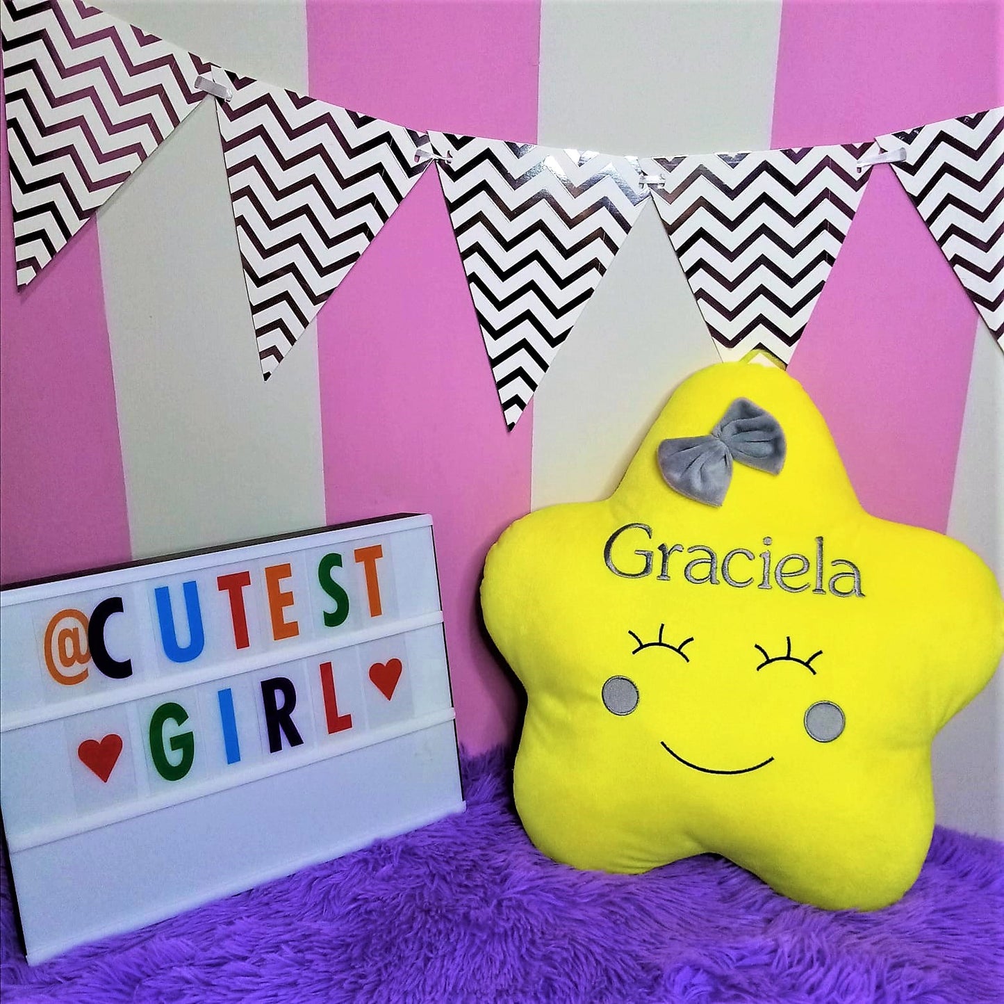 Cojín Estrella Personalizado