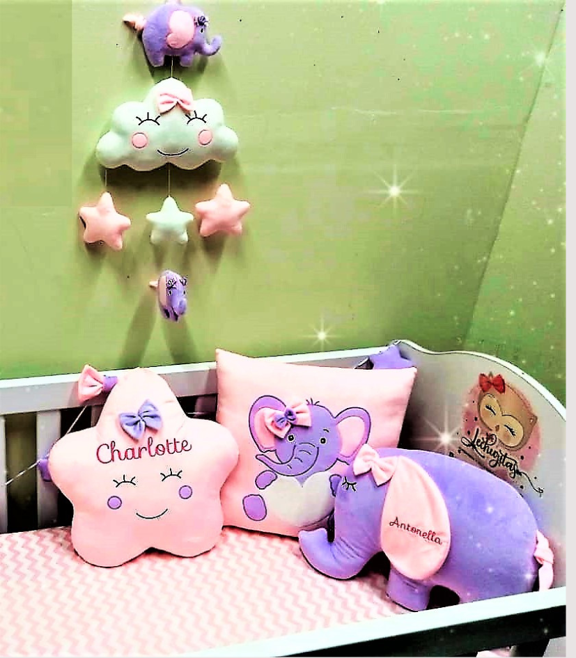 combo cojines infantiles personalizados