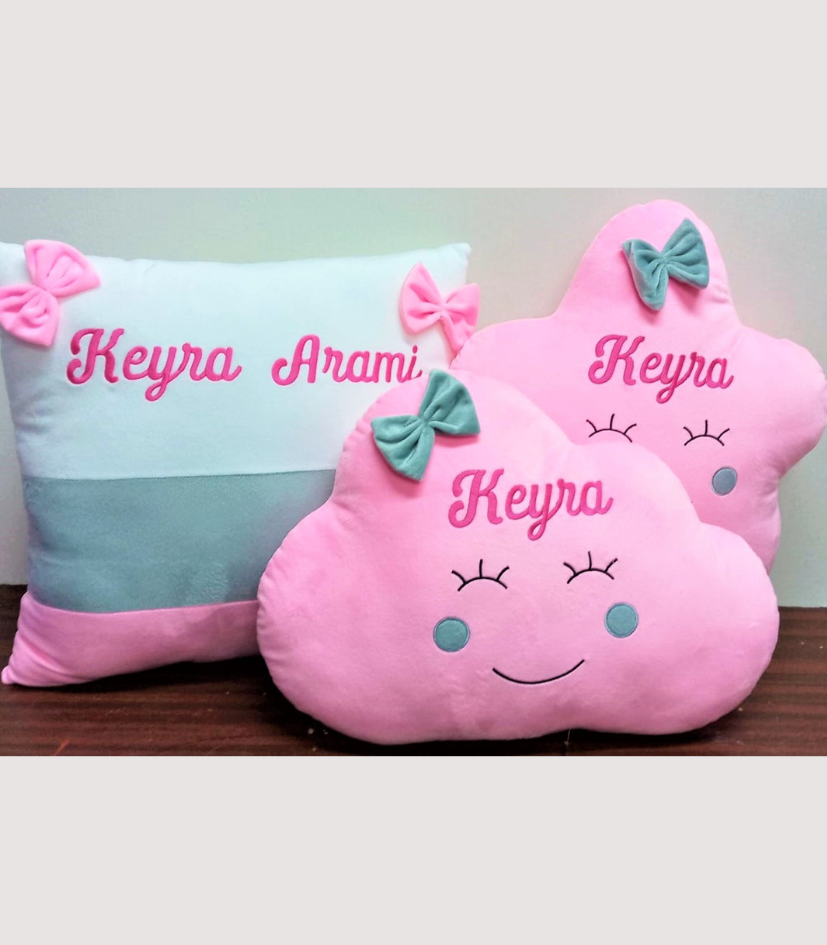 combo cojines infantiles personalizados