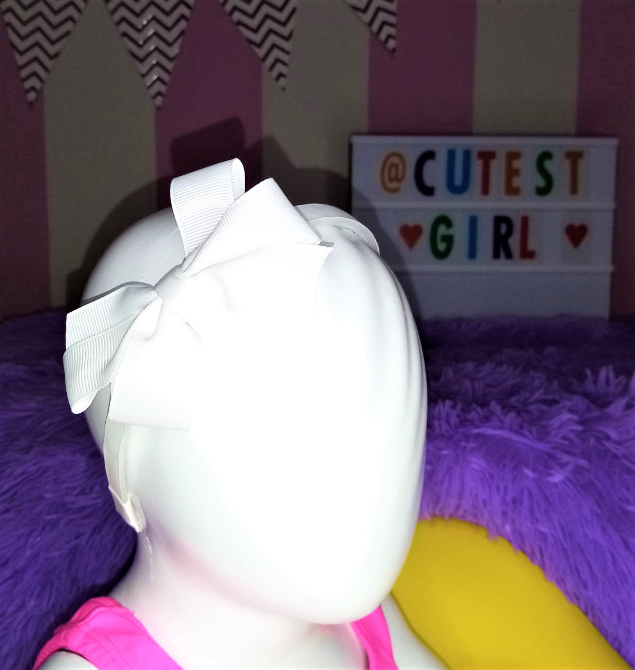 Vincha "Beauty White"