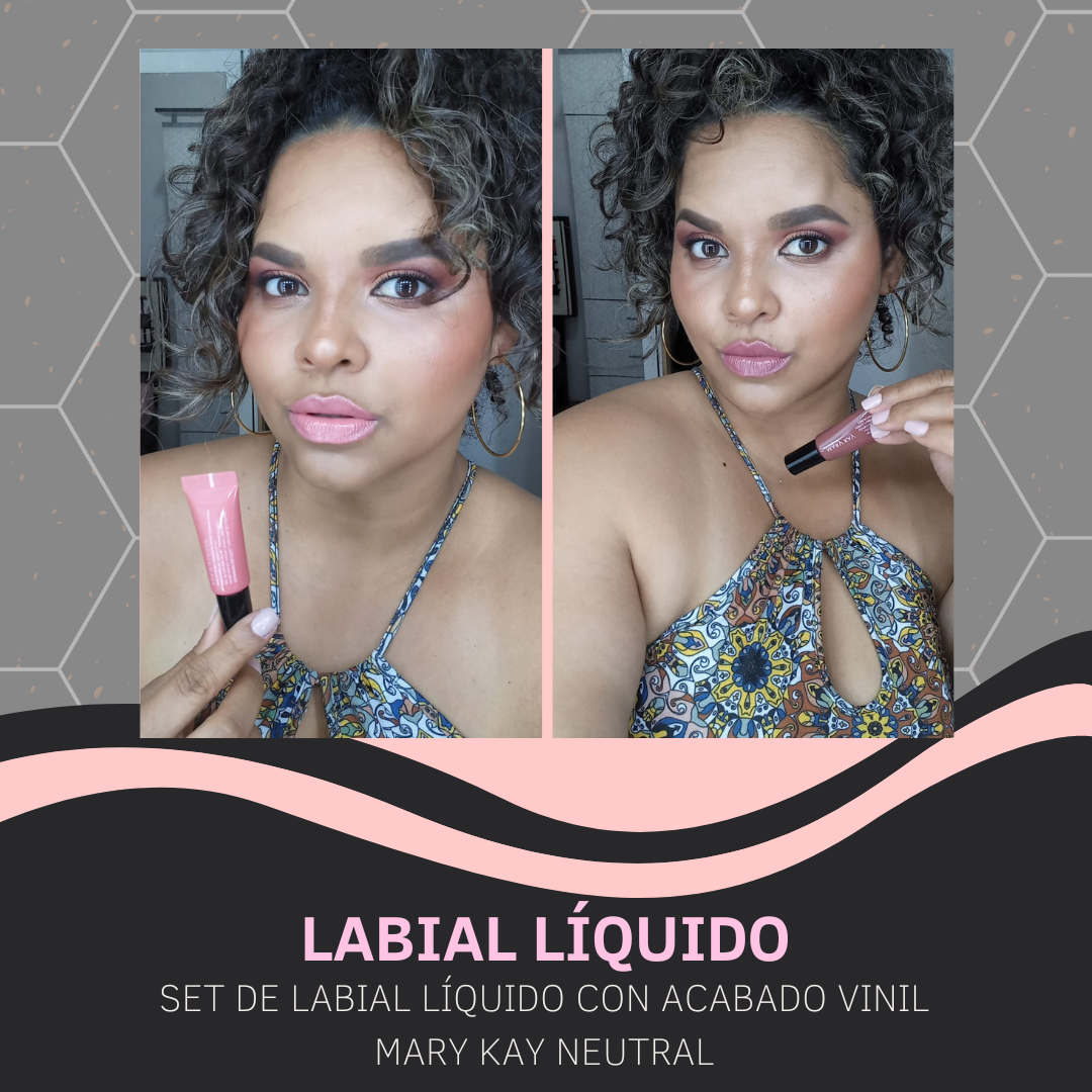Set de Labial Líquido con Acabado Vinil Mary Kay® Edición Limitada Neutral