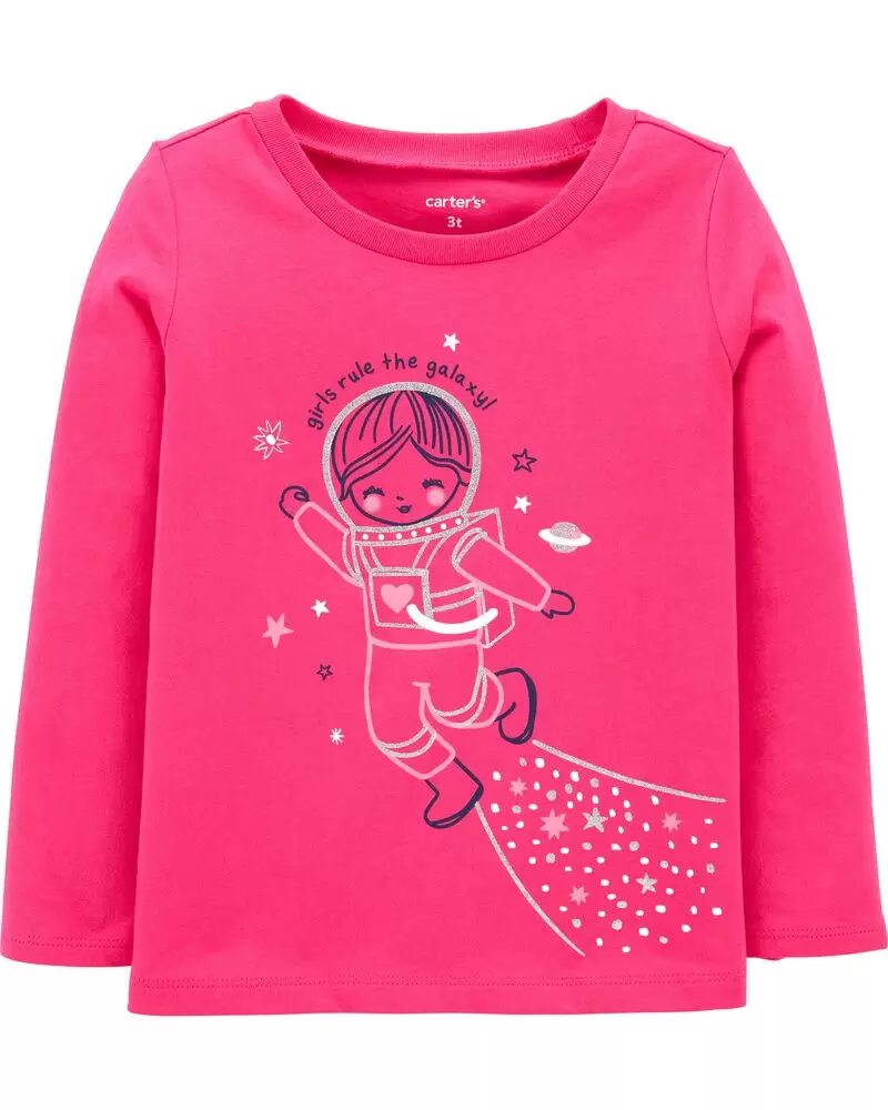 Camiseta de jersey - Astronauta brillante. Talla 18M