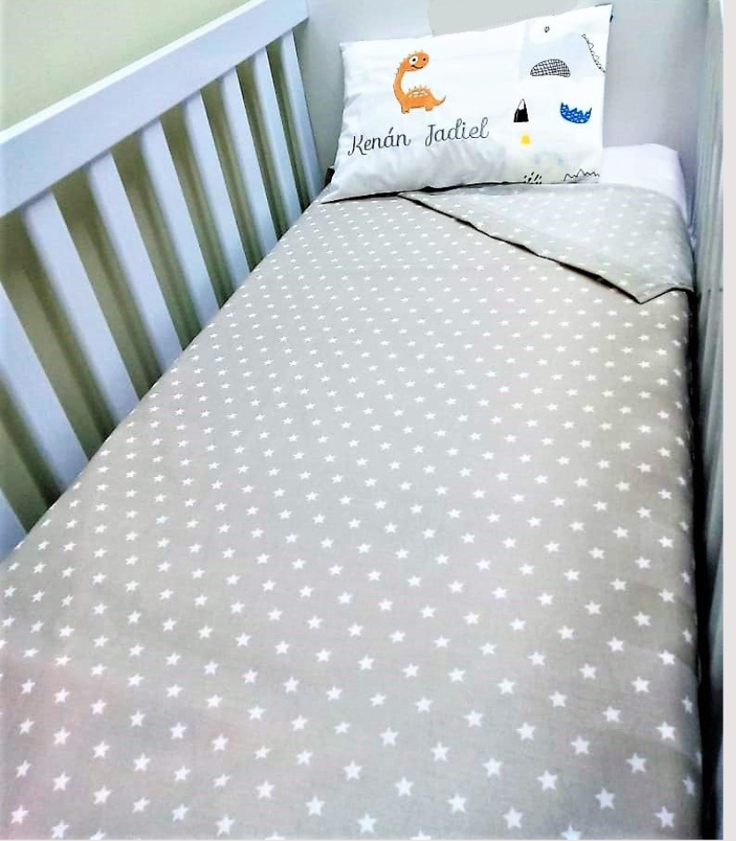 Set de Sábanas Infantiles para Cuna Personalizadas (Estándar, Corral y Colecho)