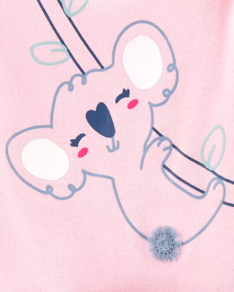 Conjunto de pantalón de 3 piezas - Koala, Talla 12M.