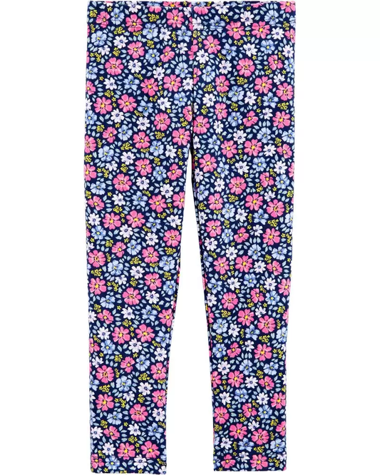 Leggings de flores pequeñas, Talla 3T.
