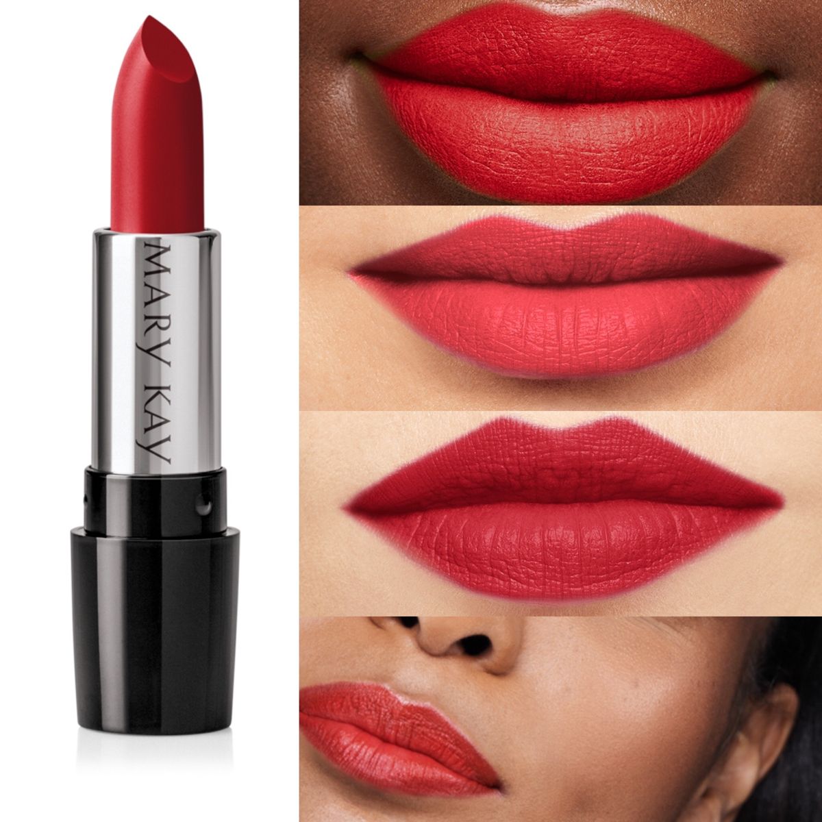 Labial en Gel Semi Mate Mary kay Red Stiletto