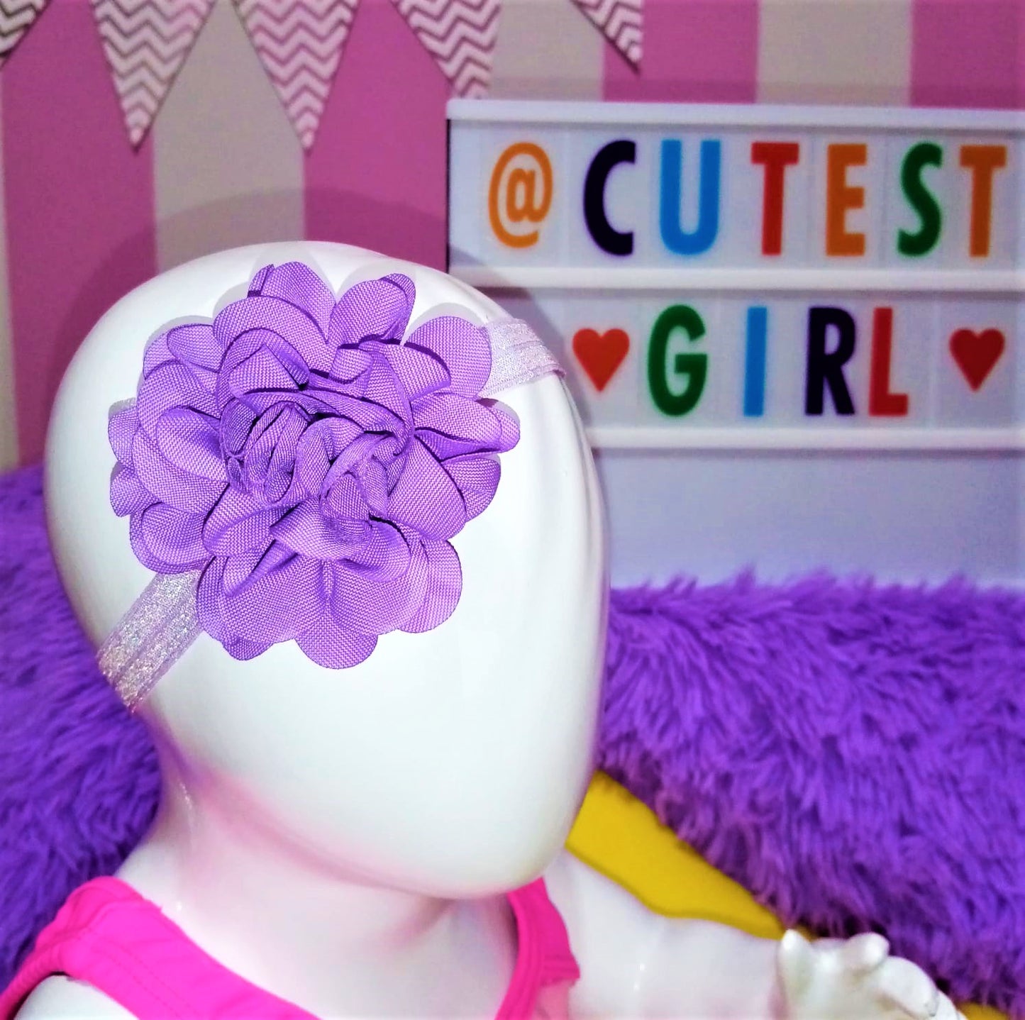 Vincha "Lilac Flower"