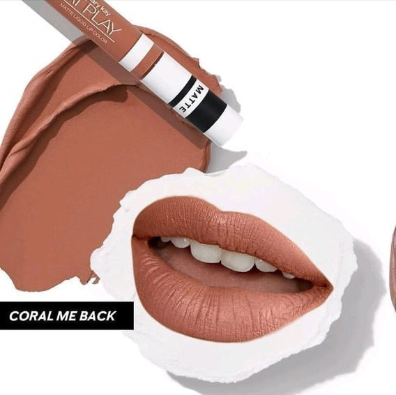 Labial Líquido Mary Kay At Play CORAL ME BACK