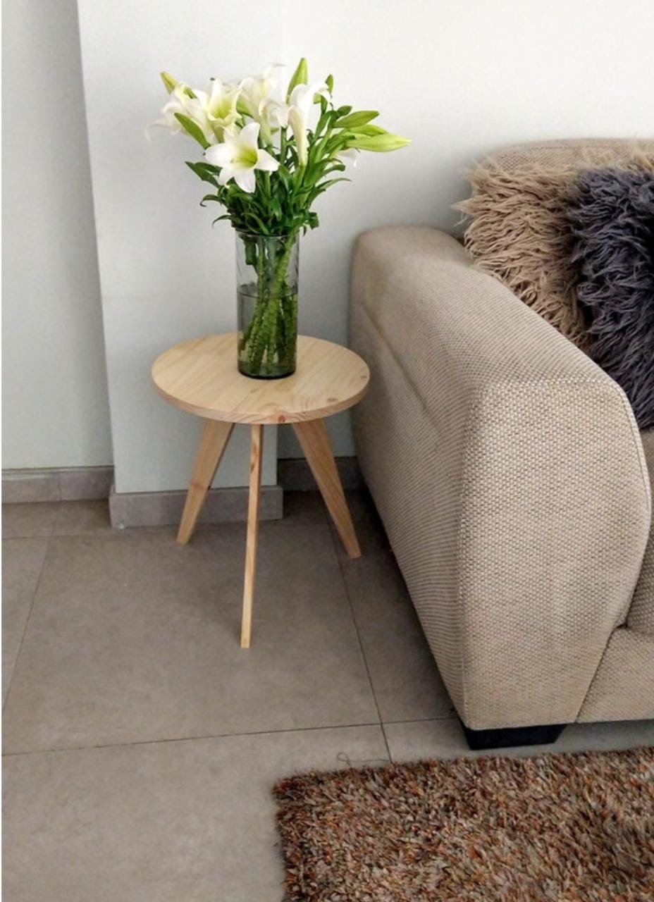 Mesa nórdica color natural