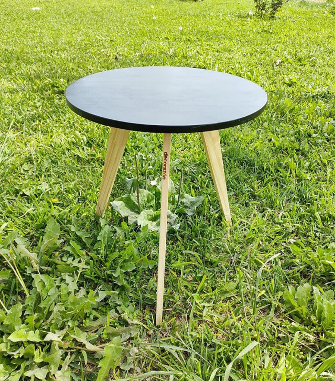 Mesa nórdica (Tablero color negro)