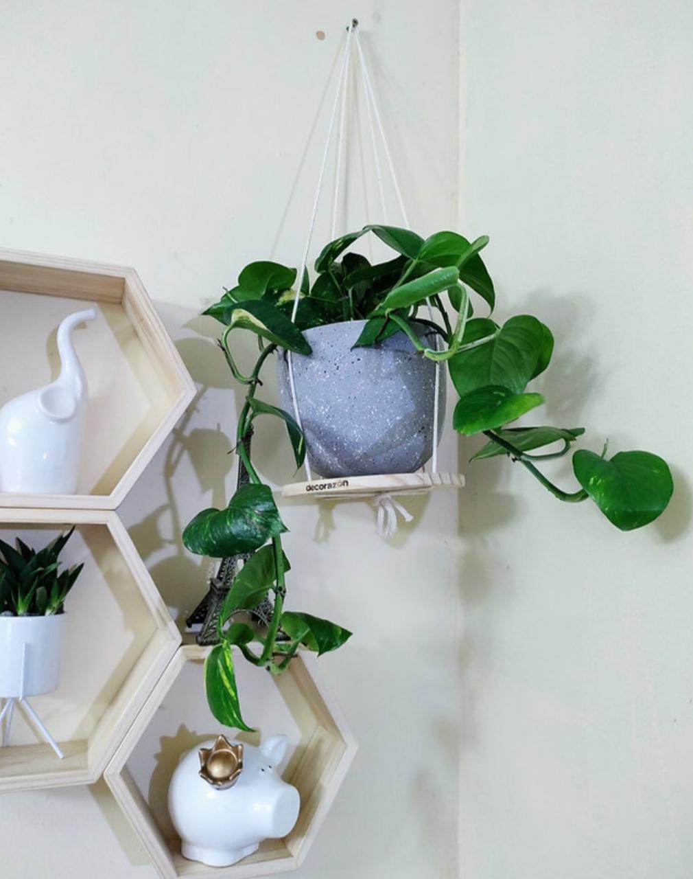 Repisa porta maceta "Rose"