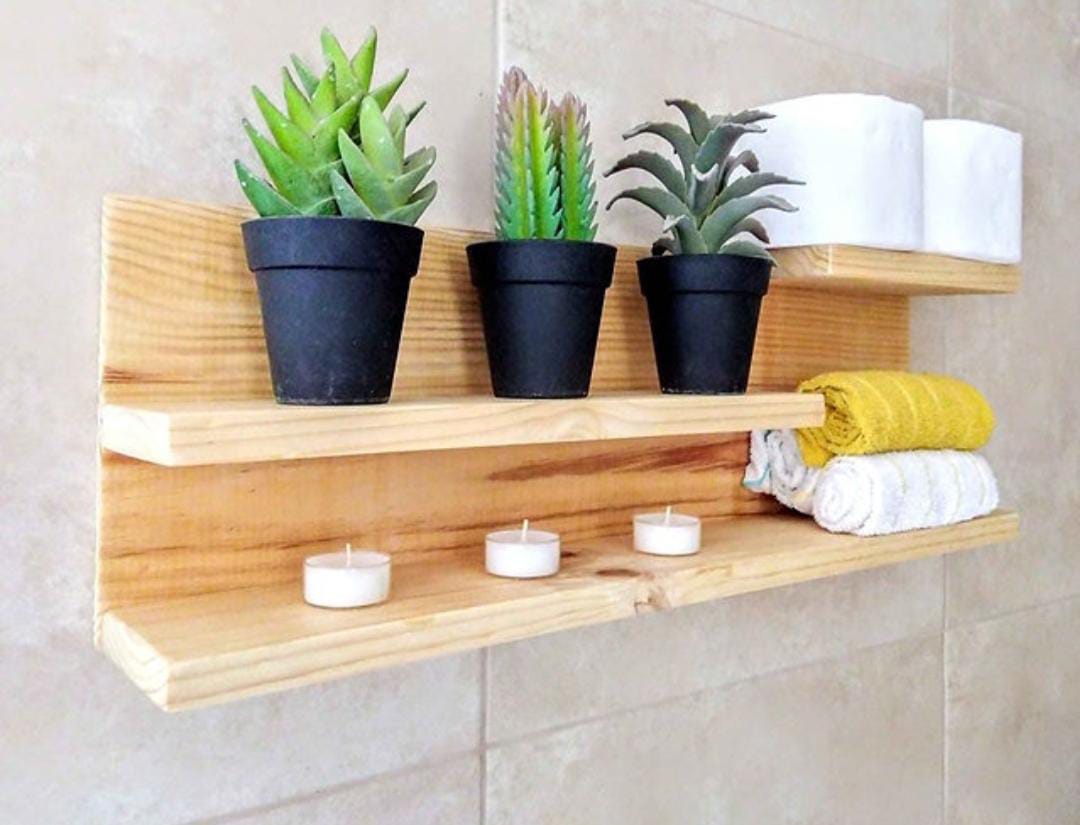 Repisa organizadora de baño
