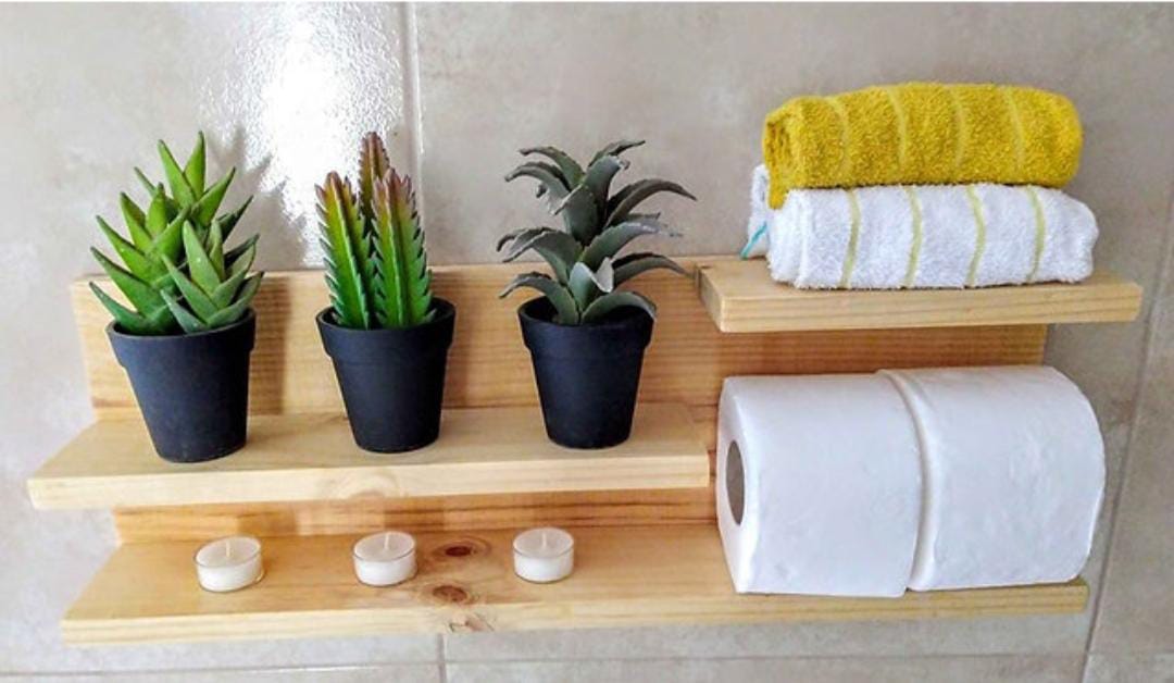 Repisa organizadora de baño