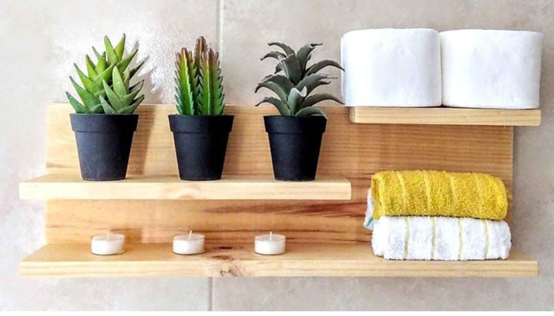 Repisa organizadora de baño