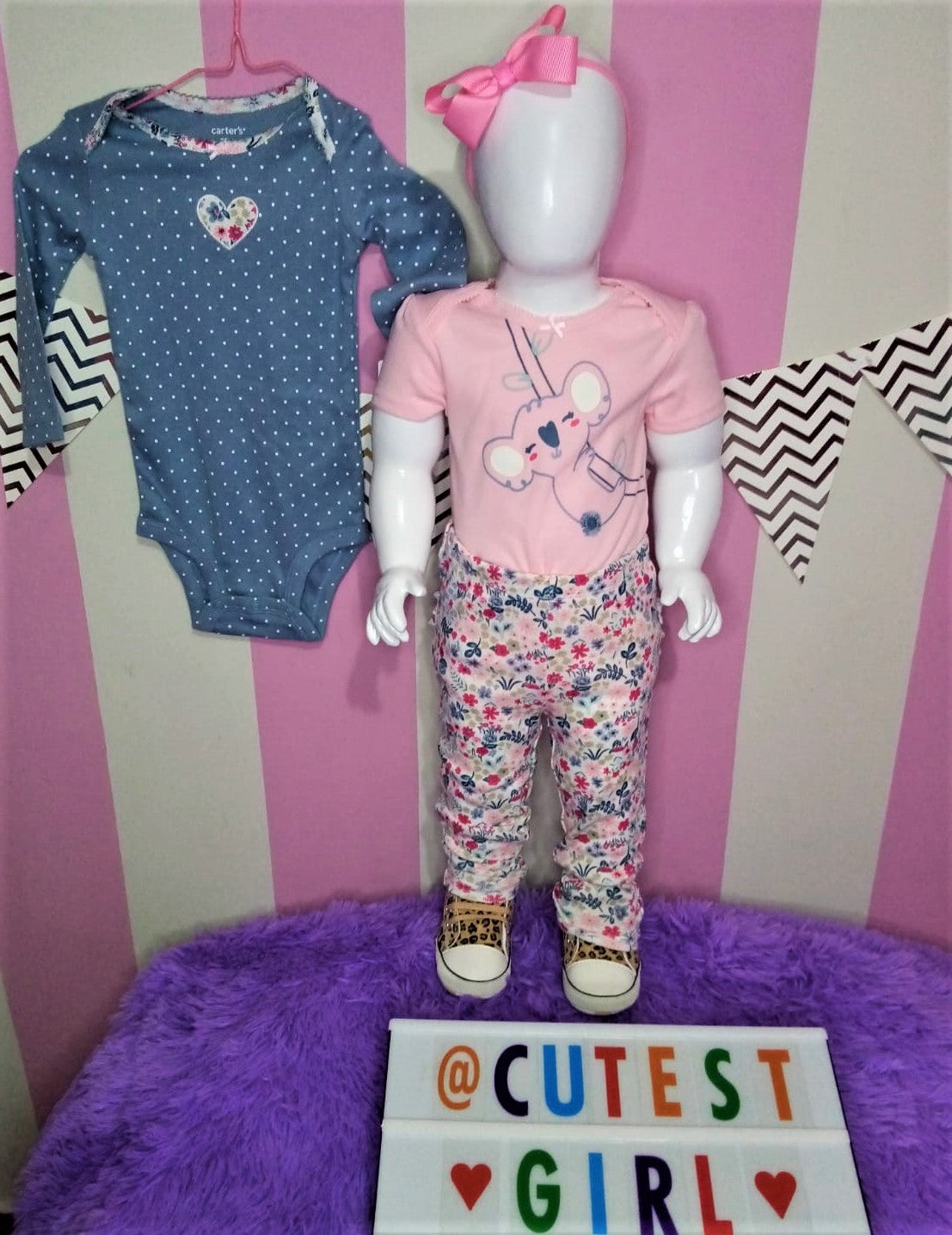 Conjunto de pantalón de 3 piezas - Koala, Talla 12M.