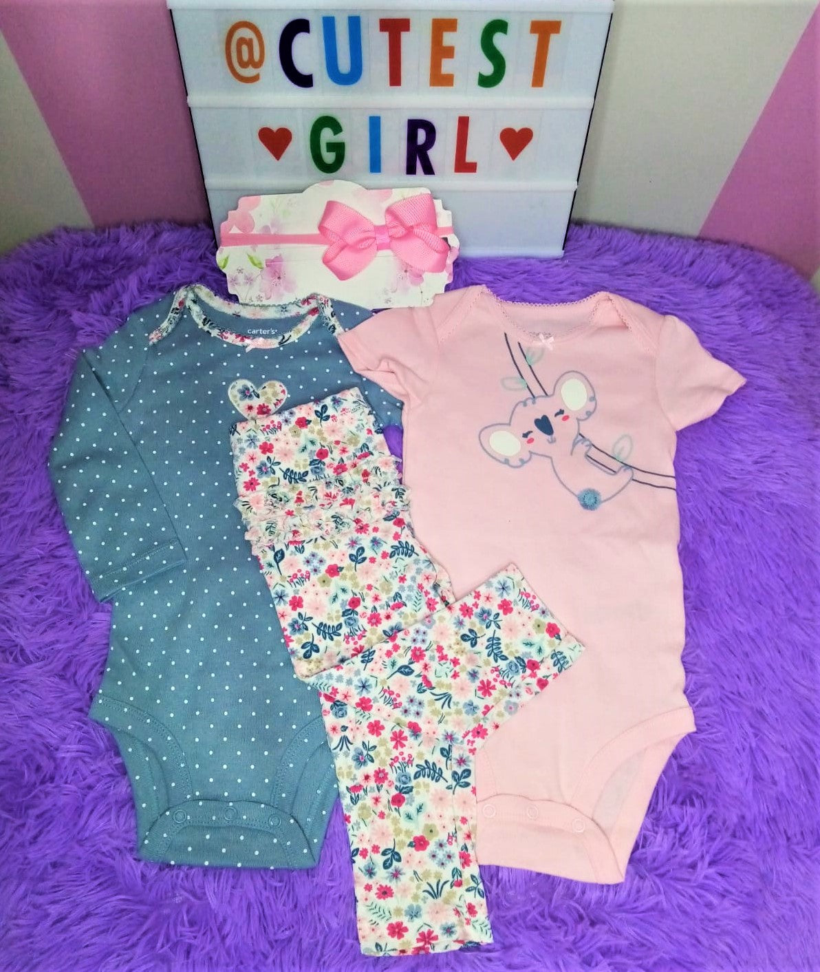 Conjunto de pantalón de 3 piezas - Koala, Talla 12M.