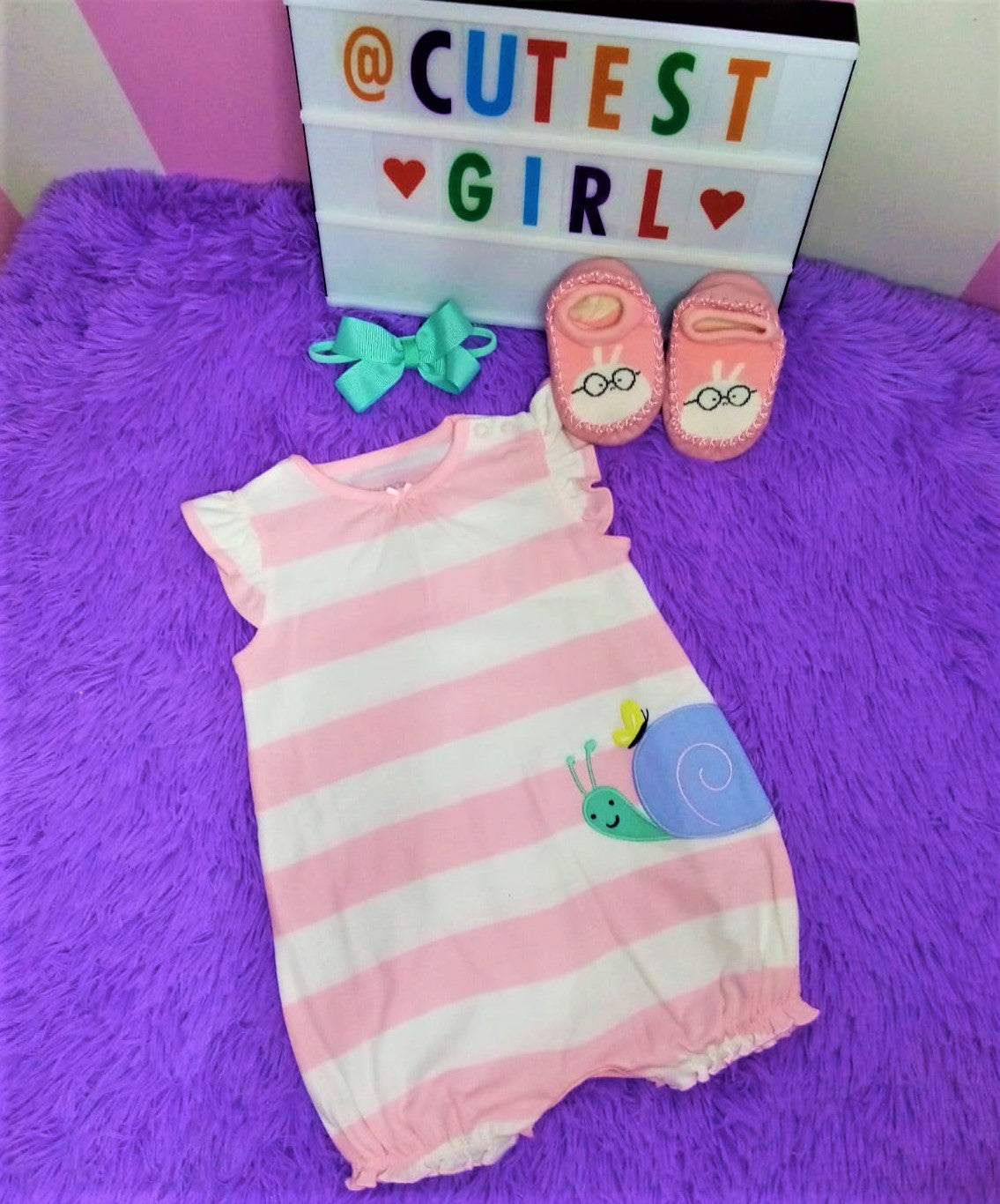 Mameluco "caracol", Talla 6M.