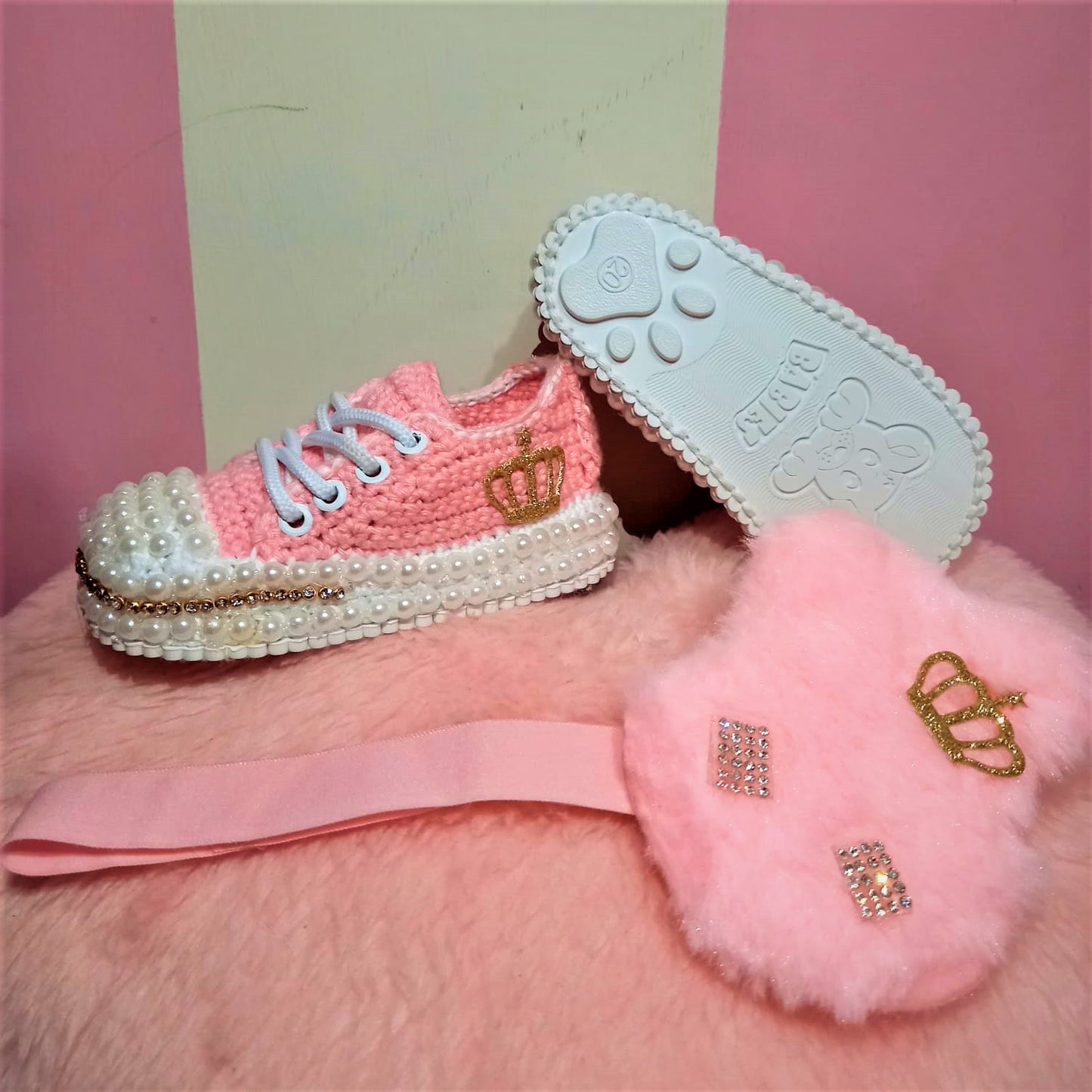 Zapatos tejidos para bebé
