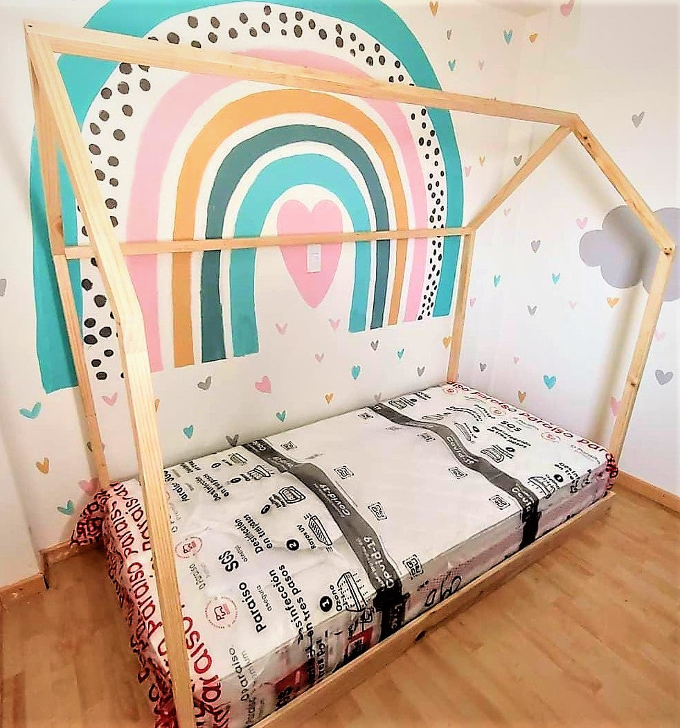 cama Montessori para niños que promueve independencia y descanso