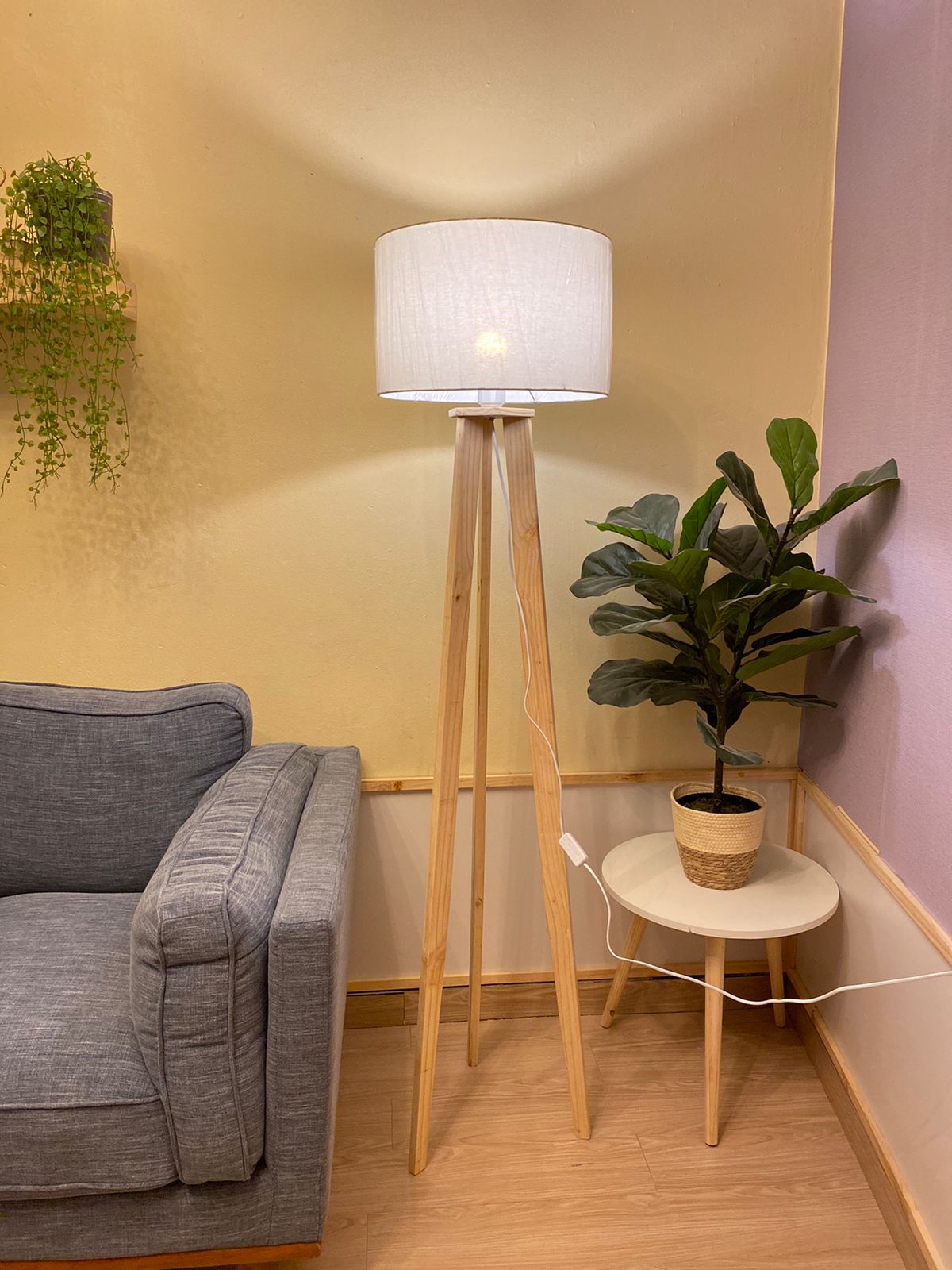 Lámpara de pie "Ana" 165cm de alto