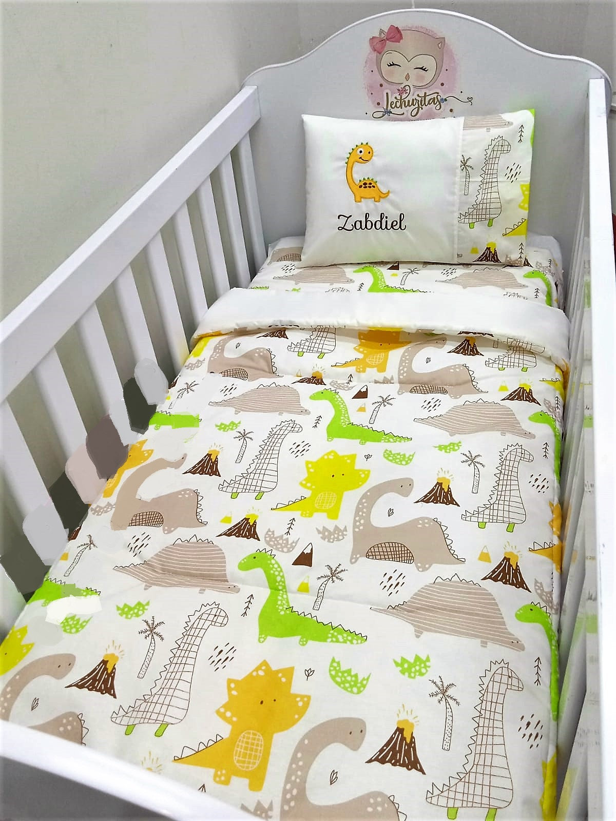 Set de Sábanas Infantiles + Edredón personalizados para Cama de 1 Plaza, Plaza y Media y 2 Plazas