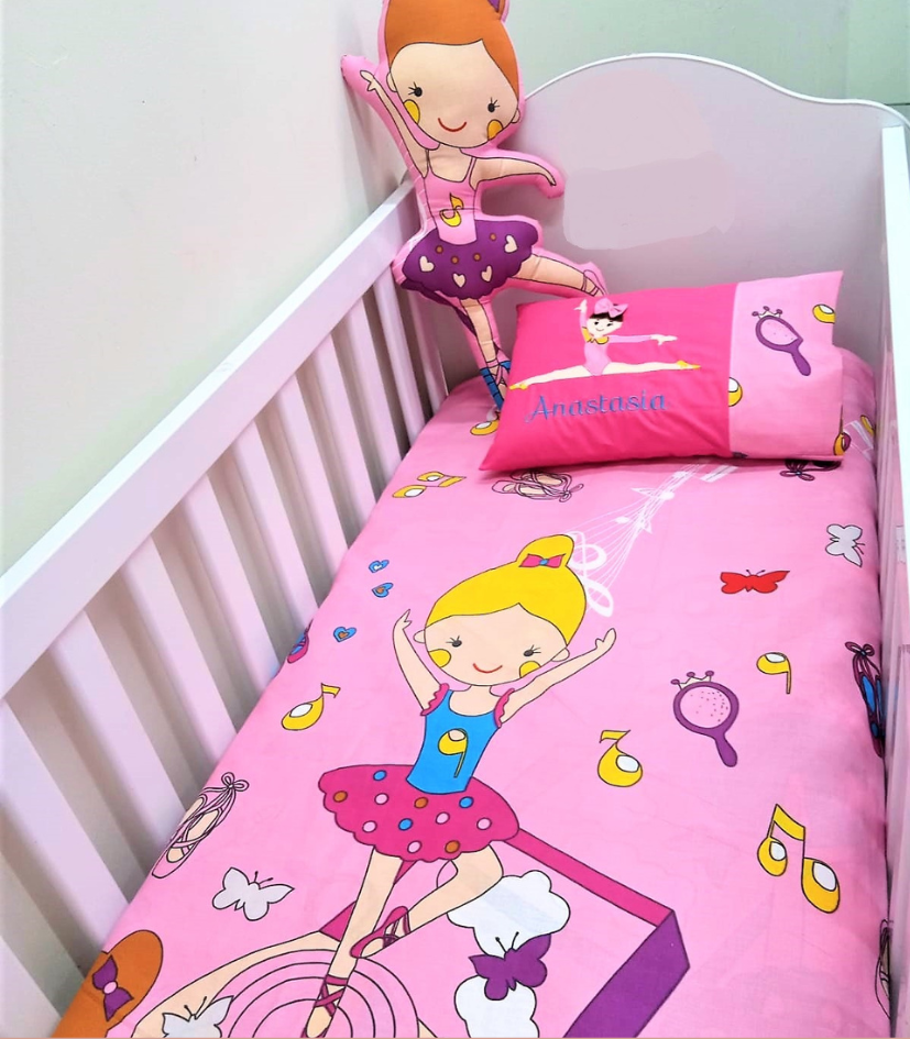 Set de Sábanas Infantiles para Cuna Personalizadas (Estándar, Corral y Colecho)