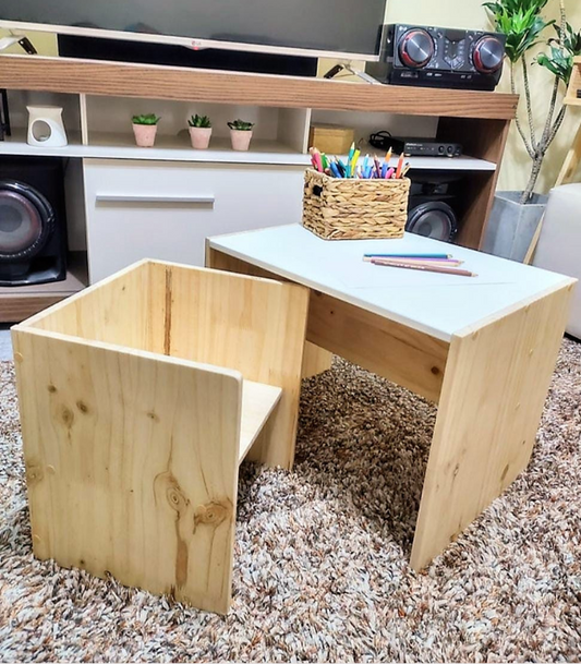 Mesa y silla Montessori  "Ana"