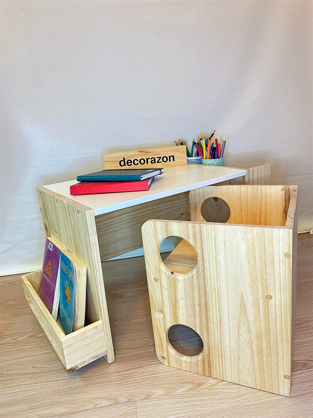 Mesa y silla Montessori Modelo "Angelice"