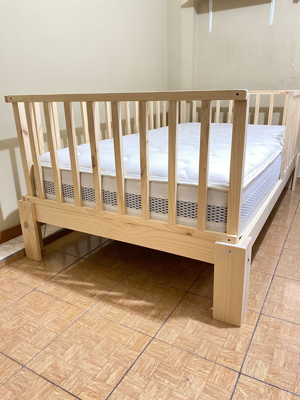 Cama Casa Montessori 175cm alto Modelo "Mía"  Plaza y media y dos plazas