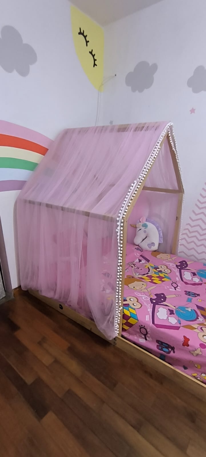 Tul para Cama Montessori o Cuna – Decoración Suave y Personalizada