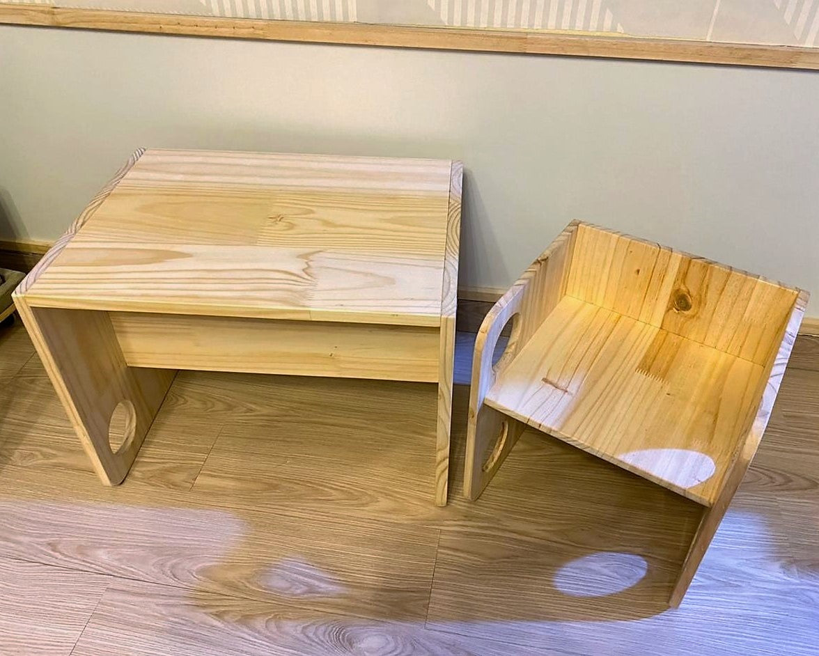 Mesa y silla Montessori Modelo "Perfect"