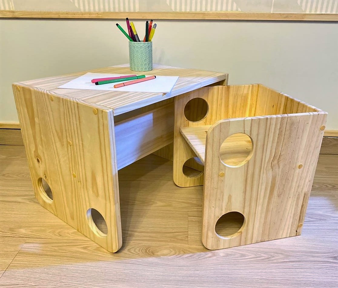 Mesa y silla Montessori Modelo "Perfect"