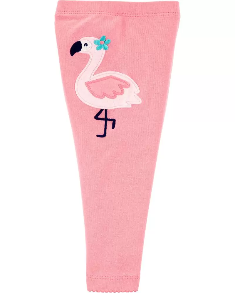 Conjunto de 3 piezas "Pequeños Flamingos". Talla 6M