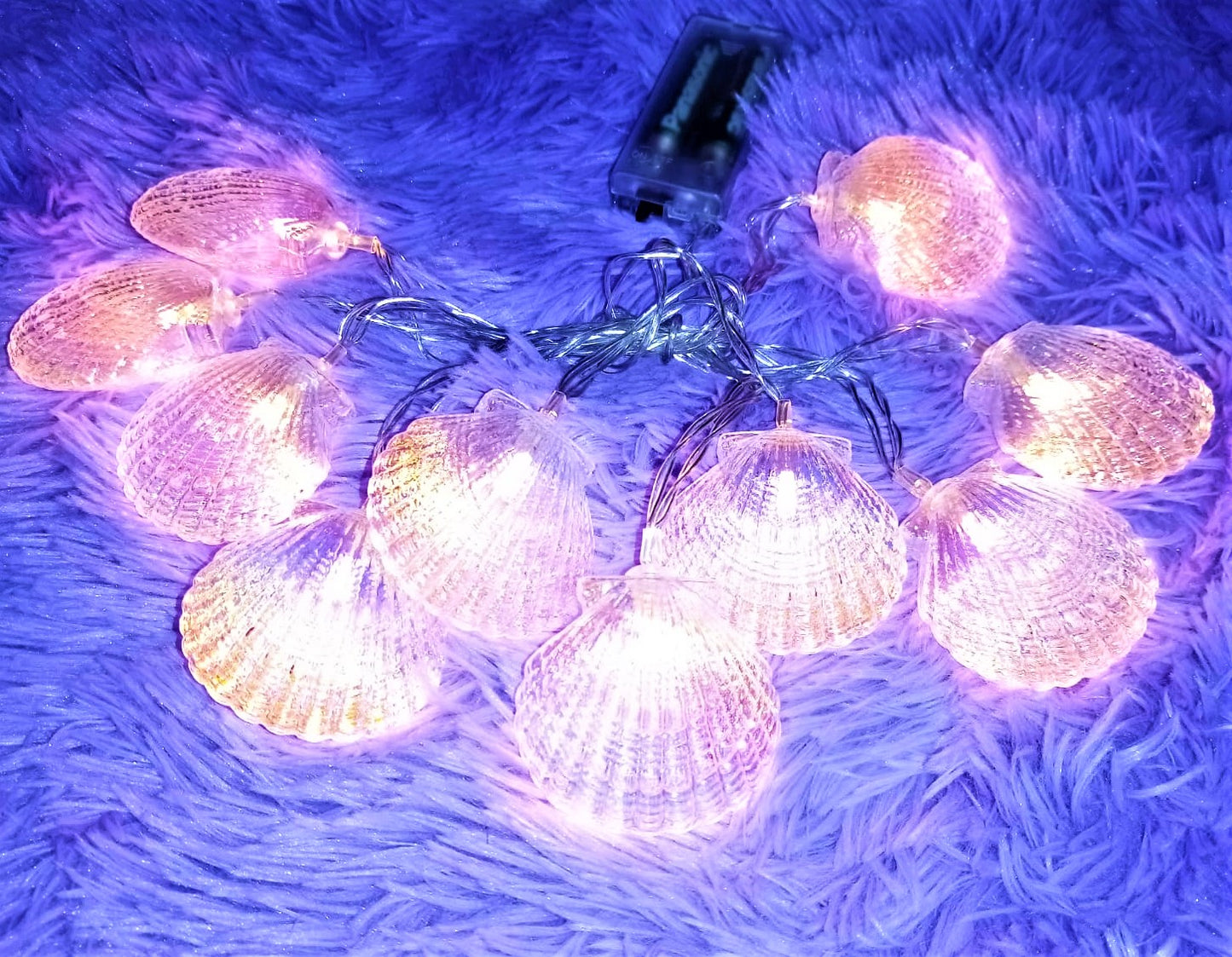 Guirnalda luminosa "Conchas marinas"