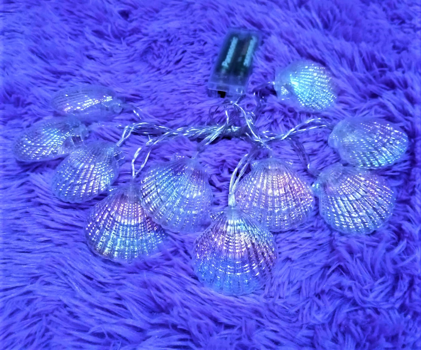 Guirnalda luminosa "Conchas marinas"